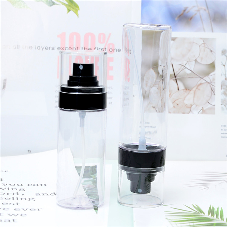 50ml 60ml 90ml 100ml 120ml petg upside down fine mist spray square perfume toner setting spray shampoo lotion bottle
