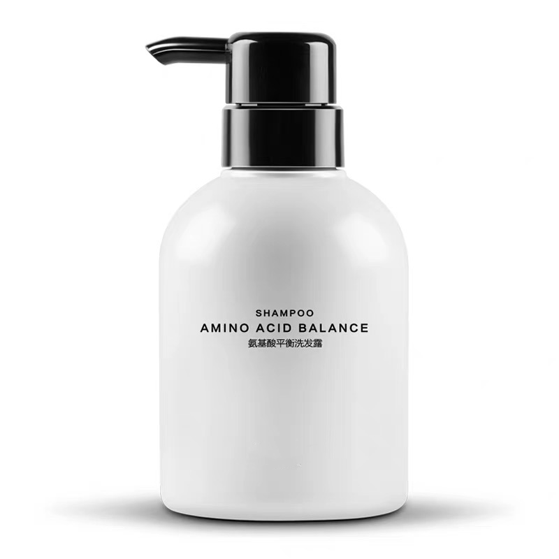 Large capacity shampoo bottle 300ml500ml shampoo PET plastic bottle hand washing liquid bath gel bottle