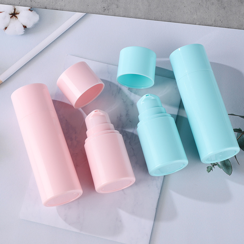 Color 80ml PP Airless Fine Mist Setting Spray Bottle with Cap for Cosmetics Serum Skin Care Liquid Lotion Airless Pump Bottle