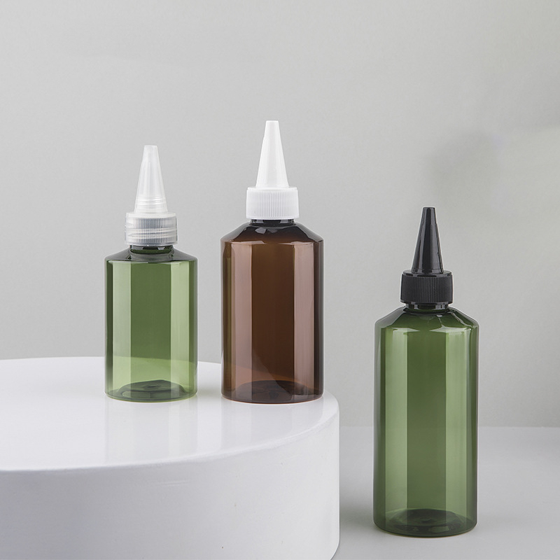 Pet ear drops bottle 120ml bottle nozzle Spout squeeze glue lubricant pigment sealed packaging pe bottle wholesale