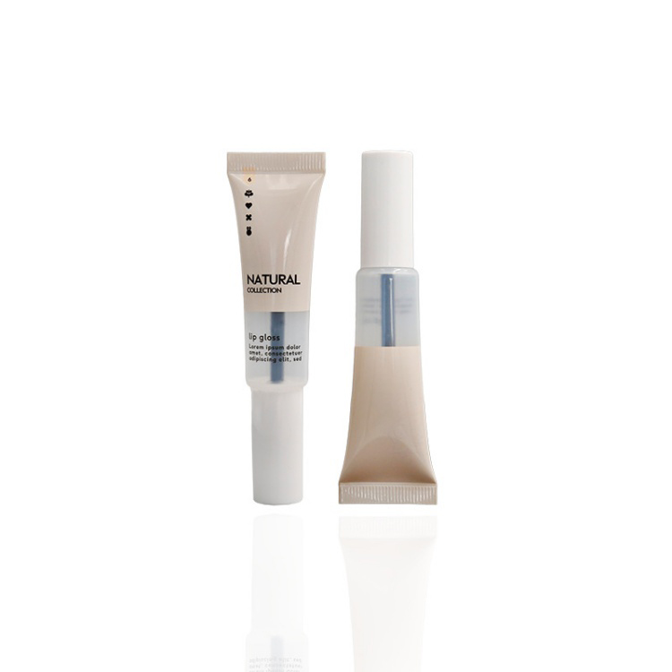 15ml Wholesale Custom Empty Lip Gloss Tube With Brush For Lipgloss