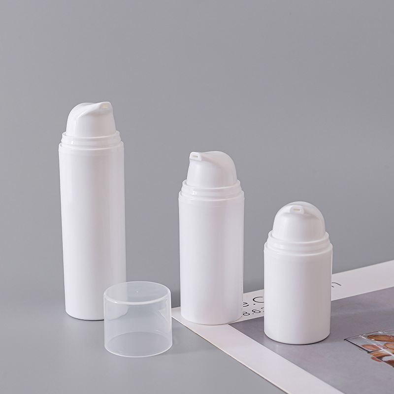 PP White 15ml 30ml 50ml Plastic Cosmetic Seum Face Cream Sunscreen Cleanser Packaging Bottles