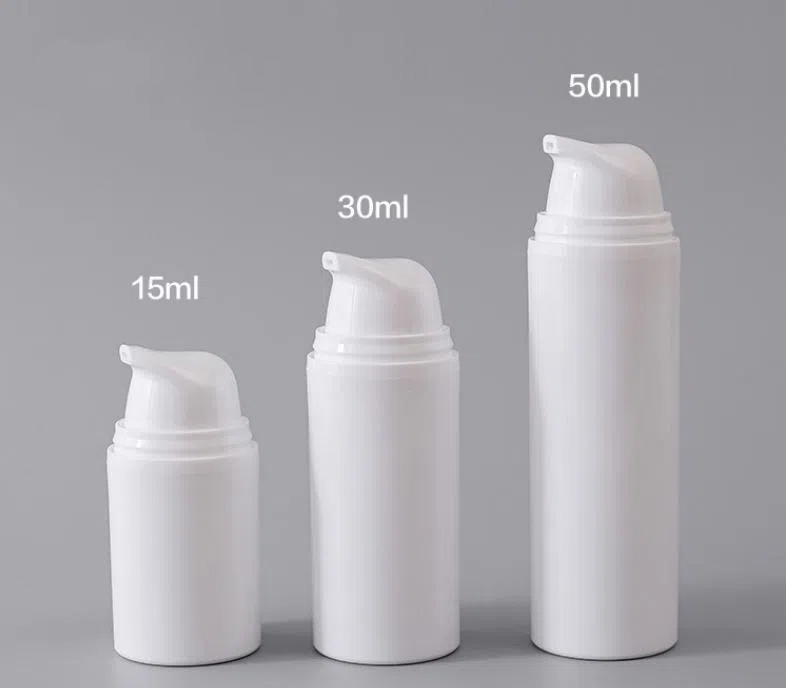 PP White 15ml 30ml 50ml Plastic Cosmetic Seum Face Cream Sunscreen Cleanser Packaging Bottles