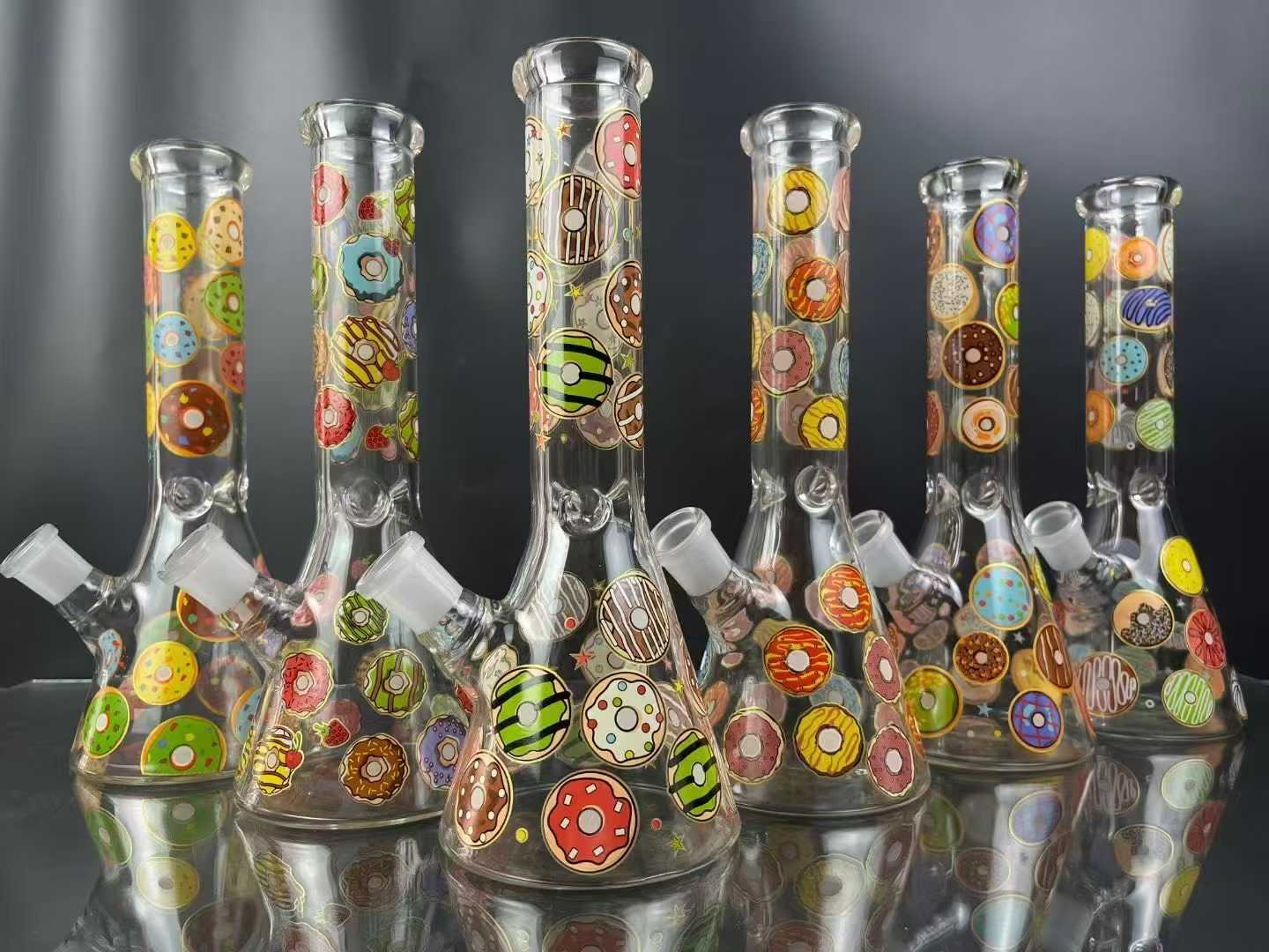 Glass smoking pipes with custom logo